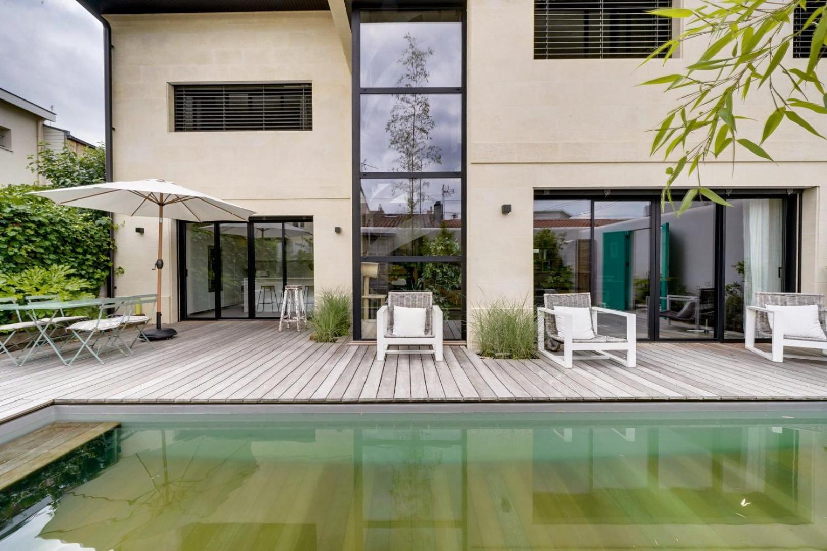 Spacious Bordeaux Family Home With Swimming Pool Buitenkant foto